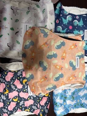 Reusable diapers size large
